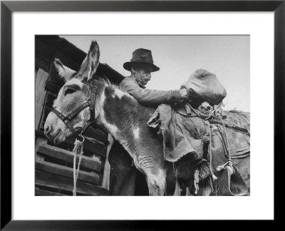 78 Year Old Prospector Pete Del Dosso Prospecting In Red River Canyon by Cornell Capa Pricing Limited Edition Print image