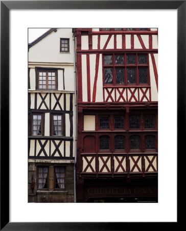 Timber-Framed Houses In The Rue Gros Horloge, Rouen, Haute Normandie (Normandy), France by Pearl Bucknall Pricing Limited Edition Print image