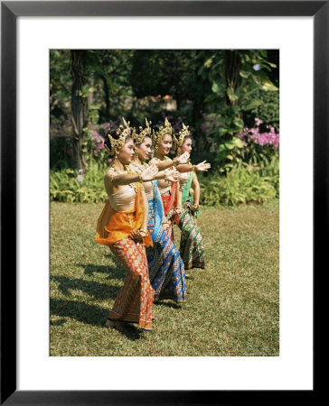 Thai Dancing, Oriental Gardens, Bangkok, Thailand, Southeast Asia by Philip Craven Pricing Limited Edition Print image
