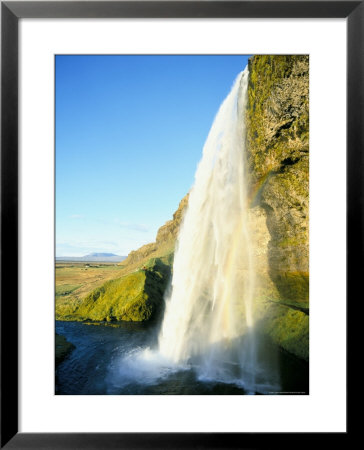 Seljalandsfoss Waterfall, Southern Area, Iceland, Polar Regions by Simon Harris Pricing Limited Edition Print image