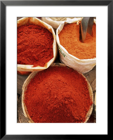 Spices, Tinerhir Souk, Ouarzazate Region, Morocco, North Africa, Africa by Bruno Morandi Pricing Limited Edition Print image