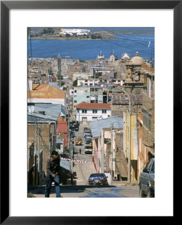 Town Of Puno, With Lake Beyond, Lake Titicaca, Peru, South America by Tony Waltham Pricing Limited Edition Print image