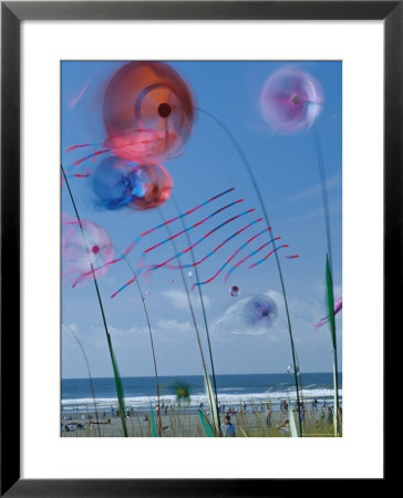 Kites Spinning, Washington State Kite Festival, Long Beach, Washington, Usa by John & Lisa Merrill Pricing Limited Edition Print image