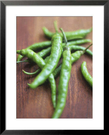 Green Chillies by Tara Fisher Pricing Limited Edition Print image