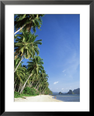 Beach Scene At El Nido, Bascuit Bay, Palawan, Philippines by Steve Vidler Pricing Limited Edition Print image