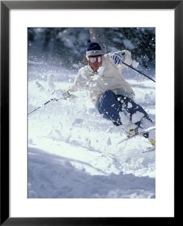Skiing In Taos, New Mexico, Usa by Lee Kopfler Pricing Limited Edition Print image