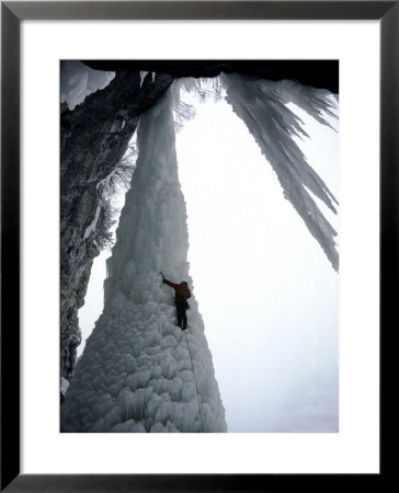 Ice Climbing, Usa by Michael Brown Pricing Limited Edition Print image