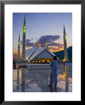 Faisal Mosque, Islamabad, Pakistan by Michele Falzone Pricing Limited Edition Print image