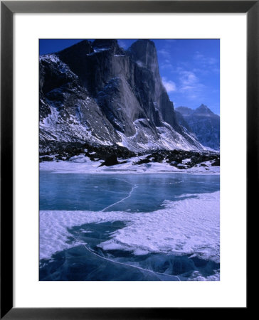 Mt. Thor And Frozen Kettle Lake, Auyuittuq National Park, Baffin Island, Nunavut, Canada by Grant Dixon Pricing Limited Edition Print image