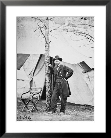 General Ulysses Simpson Grant In The Field At Cold Harbor, 1864 by Mathew B. Brady Pricing Limited Edition Print image