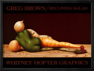 Reclining Salad by Greg Brown Pricing Limited Edition Print image