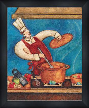The Bouillabaisse Chef by Aline Gauthier Pricing Limited Edition Print image