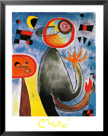 Echelles En Roue De Feu Traversant by Joan Miró Pricing Limited Edition Print image