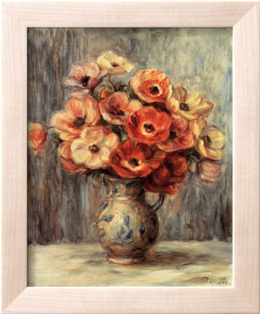Vase D'anemones by Pierre-Auguste Renoir Pricing Limited Edition Print image