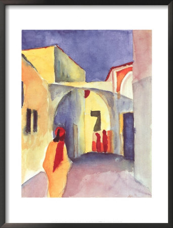 View On An Alley by Auguste Macke Pricing Limited Edition Print image