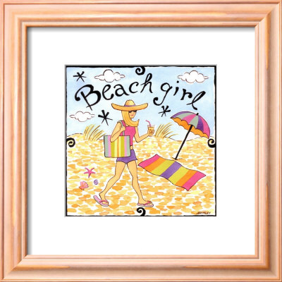 Beach Girl I by Jennifer Brinley Pricing Limited Edition Print image