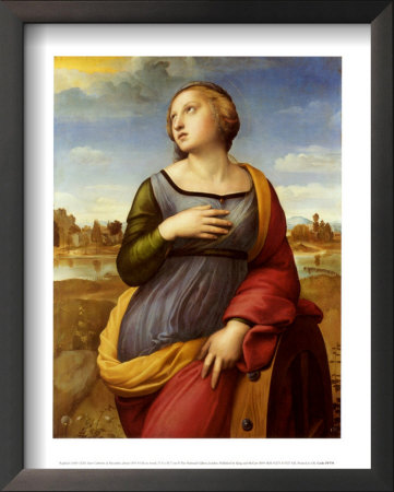 Saint Catherine Of Alexandria by Raphael Pricing Limited Edition Print image