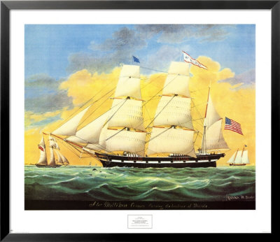 The Ship St. Marys Entering Harbor At Mo by J. G. Evans Pricing Limited Edition Print image