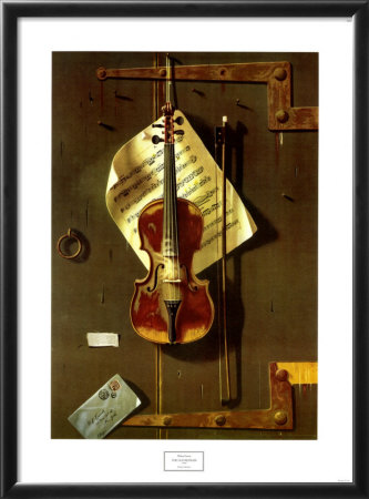 The Old Refrain, 1886 by William Michael Harnett Pricing Limited Edition Print image