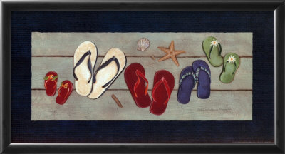 Family Flip Flops by Stephanie Marrott Pricing Limited Edition Print image