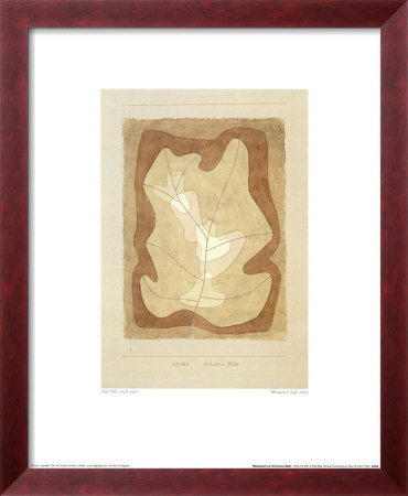Exposed Leaf by Paul Klee Pricing Limited Edition Print image