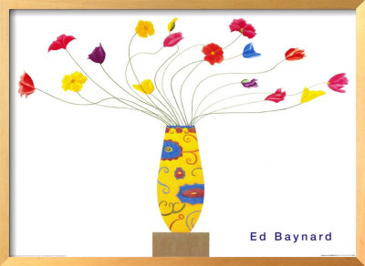 Poppies In An English Vase by Ed Baynard Pricing Limited Edition Print image
