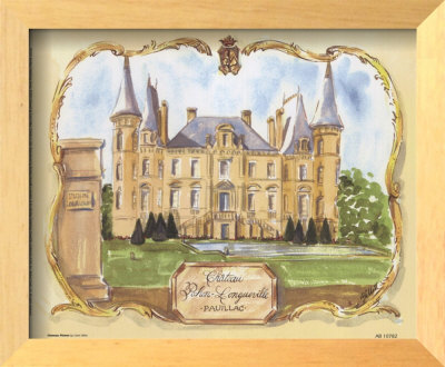 Chateau Pichon by Carol Gillot Pricing Limited Edition Print image