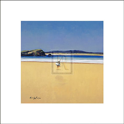 Fishing Boat On Beach by William Cunningham Pricing Limited Edition Print image