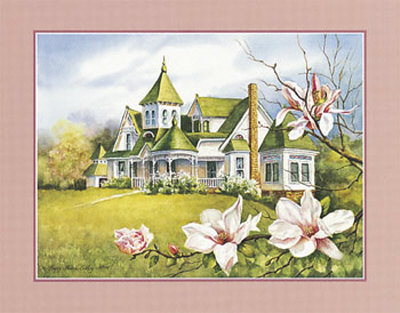 Victorian And Magnolias by Peggy Thatch Sibley Pricing Limited Edition Print image