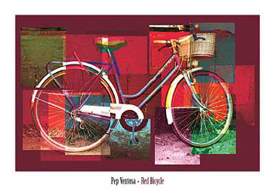 Red Bicycle by Pep Ventosa Pricing Limited Edition Print image