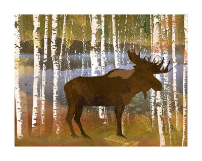 Moose by Lynnea Washburn Pricing Limited Edition Print image