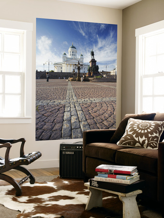 Lutheran Cathedral In Senate Square, Helsinki, Finland by Ian Trower Pricing Limited Edition Print image
