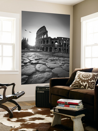 Colosseum And Via Sacra, Rome, Italy by Michele Falzone Pricing Limited Edition Print image