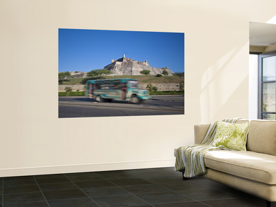 Colombia, Bolivar, Cartagena De Indias, San Felipe Castle by Jane Sweeney Pricing Limited Edition Print image