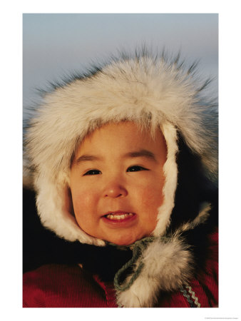 Portrait Of An Inuit Child by Paul Damien Pricing Limited Edition Print image