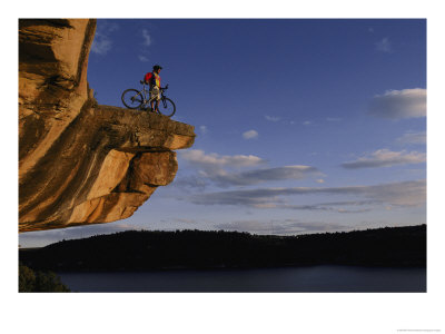 A Man Takes In The View From A Height Near Dolores, Colorado by Bill Hatcher Pricing Limited Edition Print image