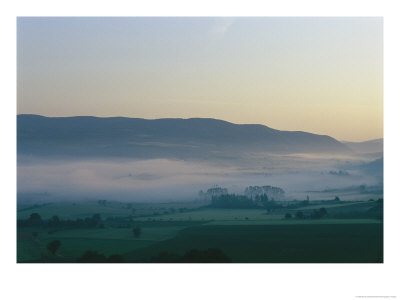 Provence Landscape Covered In Mist by Nicole Duplaix Pricing Limited Edition Print image