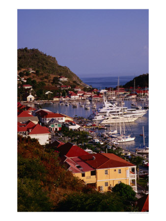 Town Harbour, Gustavia, St. Barts by Wayne Walton Pricing Limited Edition Print image