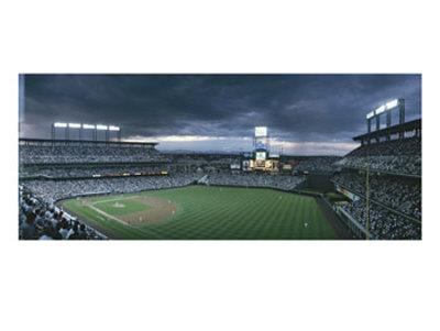 Coors Field, Denver, Colorado by Michael S. Lewis Pricing Limited Edition Print image