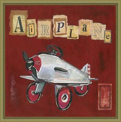 America Airplane by Katherine & Elizabeth Pope Pricing Limited Edition Print image
