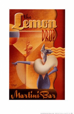 Lemon Drop Martini Bar by Michael L. Kungl Pricing Limited Edition Print image