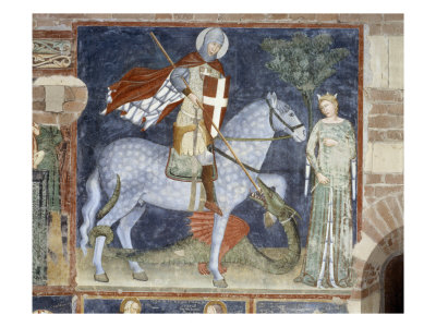 St. George Liberates The Princess by Altichiero Pricing Limited Edition Print image