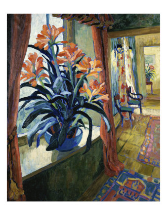 Interior With Clivia by Josephine Trotter Pricing Limited Edition Print image
