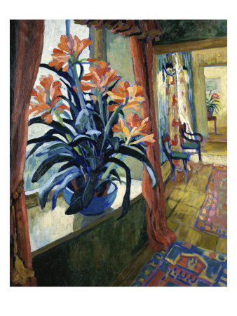 Interior With Clivia by Josephine Trotter Pricing Limited Edition Print image