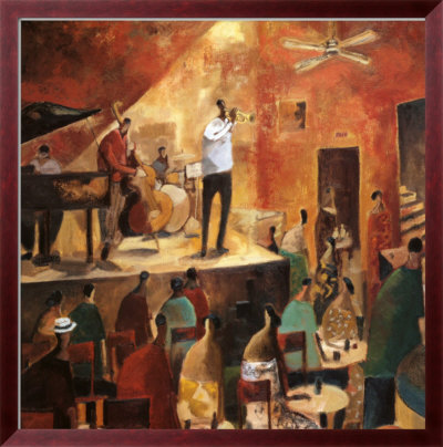Red Jazz by Didier Lourenco Pricing Limited Edition Print image