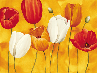 Festa Di Tulipani by Maria Grazia Luffarelli Pricing Limited Edition Print image