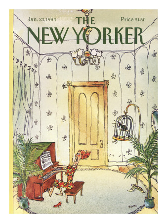 The New Yorker Cover - January 23, 1984 by George Booth Pricing Limited Edition Print image
