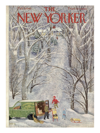 The New Yorker Cover - February 5, 1949 by Ilonka Karasz Pricing Limited Edition Print image
