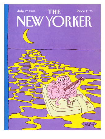 The New Yorker Cover - July 27, 1987 by Arnie Levin Pricing Limited Edition Print image