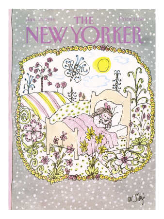 The New Yorker Cover - January 13, 1986 by William Steig Pricing Limited Edition Print image